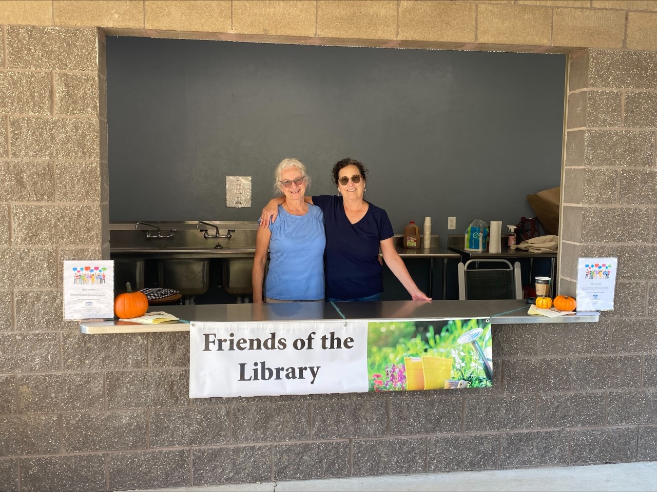 Concessions  from the Friends of the Library at the Grand Opening!