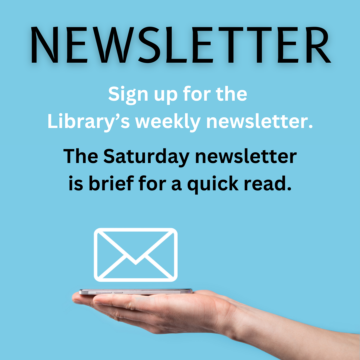 Newsletter. Sign up for the brief weekly email newsletter. Released Saturdays.